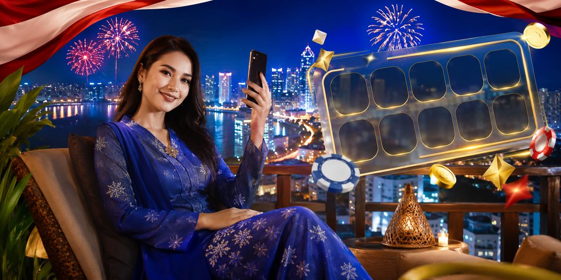 Pengguna Pulau Pinang berpakaian baju kurung mengakses kasino mudah alih ck2generator